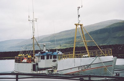 Färöarna fiskebåt