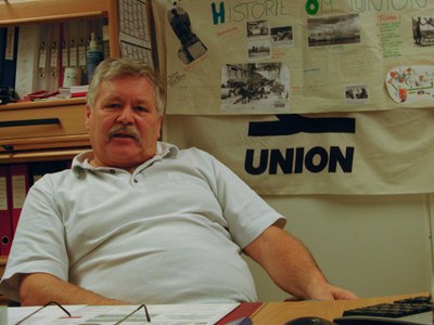 Jan Grini, fackföreningsledare Union