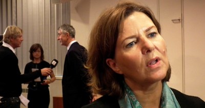 Hanne Bjurström presenterer NAV-sjef