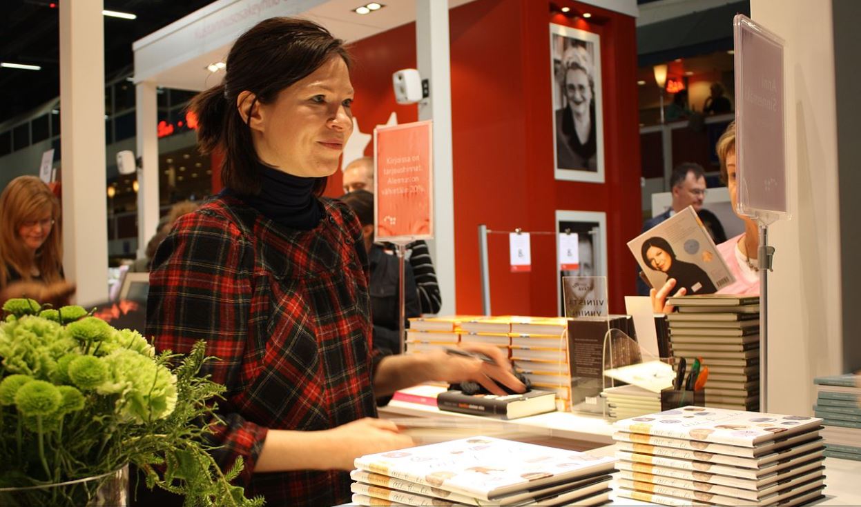 Anni Sinnemäki på bokmässa