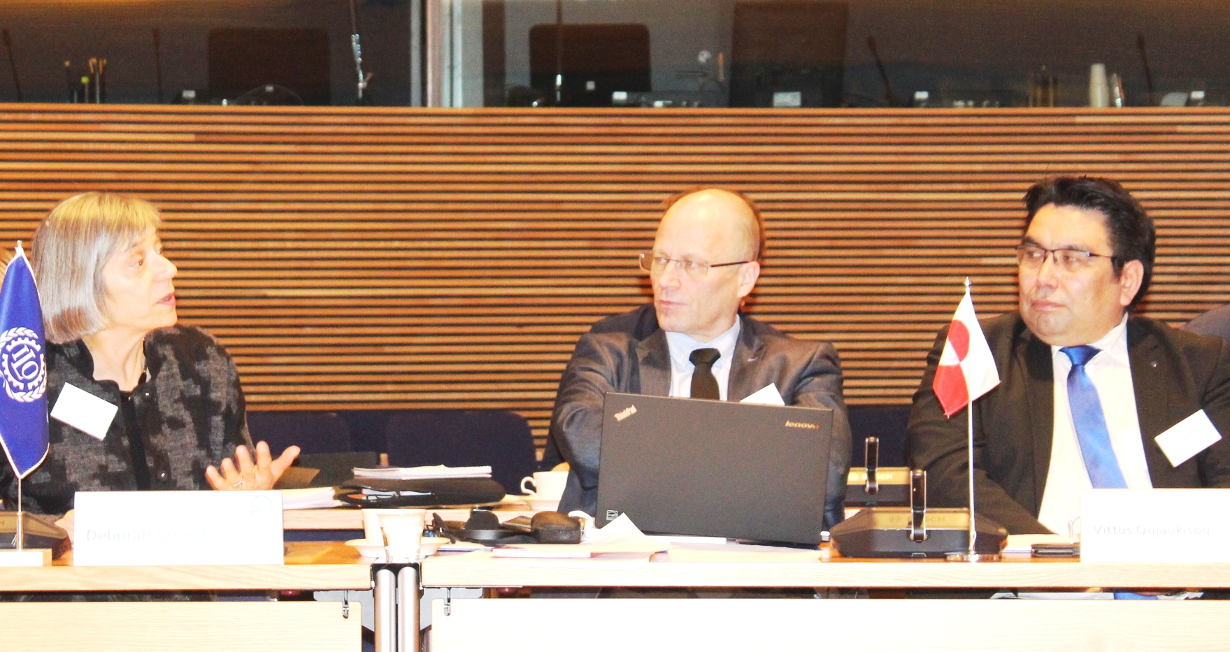 Deborah Greenfield på Nordisk arbeidsministermøte 2016
