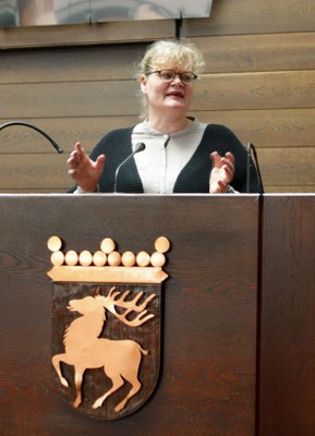 Katrin Sjögren i Ålands lantråd