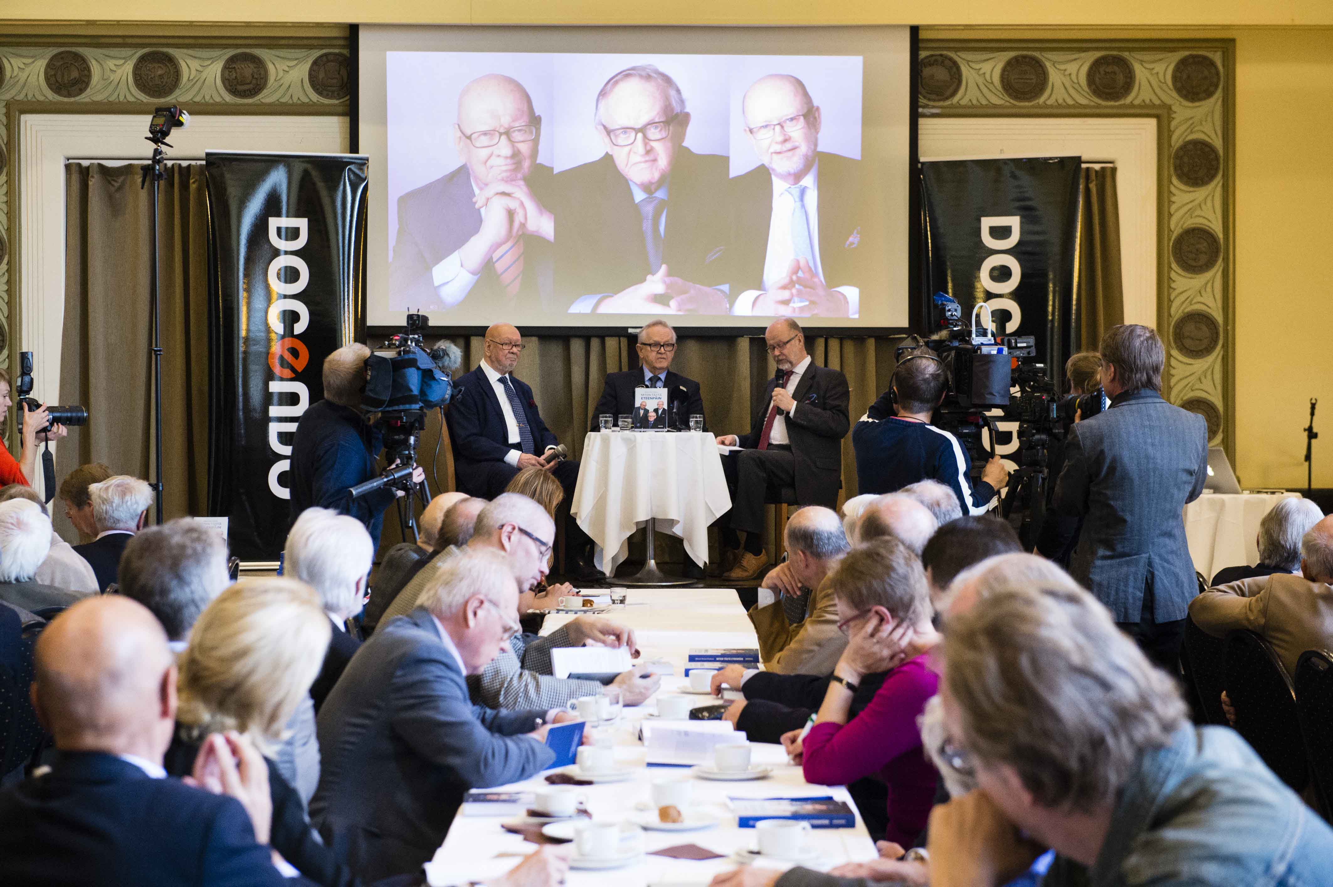 Martti Ahtisaari preskonferens