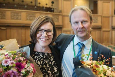 Britt Lundberg och Juha Erhoola