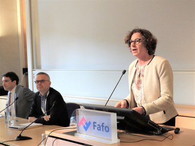 Christl Kvam på FAFO