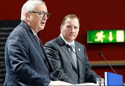 Jean-Claude Juncker och Stefan Löfven