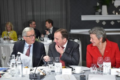 Jean-Claude Juncker, Stefan Löfven, Ylva Johansson