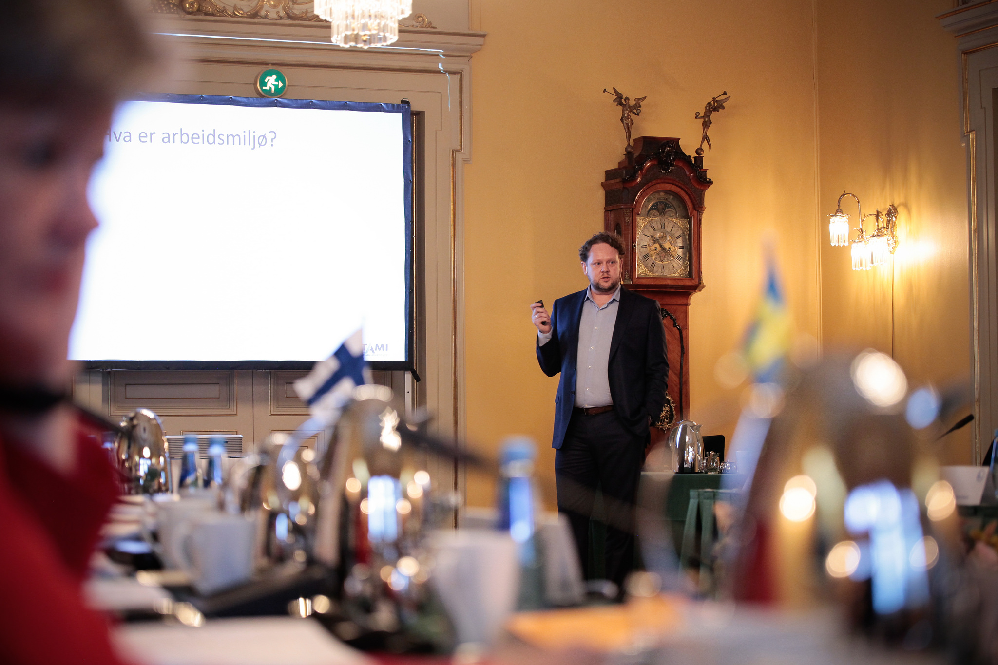 Pål Molander på arbetsministermötet i Oslo 2017