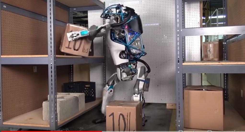 Robot som arbetar