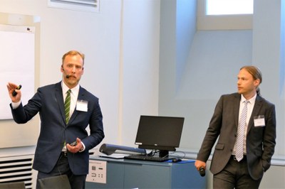 Jonas Södergren och Andreas Granström på JobTech