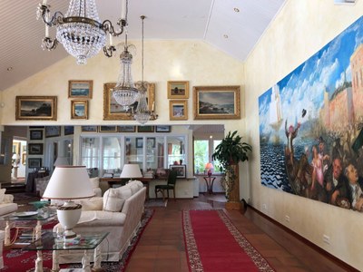 Interiör i Wiklöfs villa