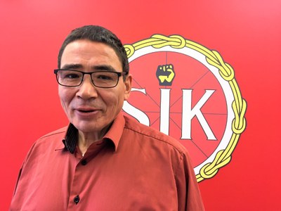 Jess G. Berthelsen, formand  SIK, Grønlands største fagforbund