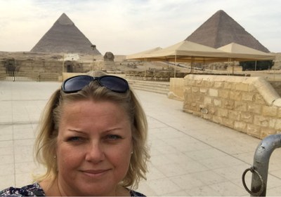 Magdalena Nour och pyramiderna