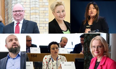 Sex EU-palamentariker