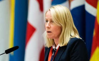 Marianne Synnes Emblesvåg på Nordisk råd 2019