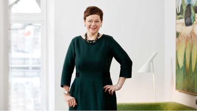 Paula Lehtomäki i grönt