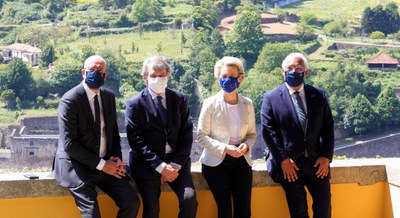 Ursula von der Leyen m fl i Porto