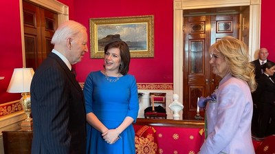 Eliza Reid and the Bidens Eliza Reid and the Bidens