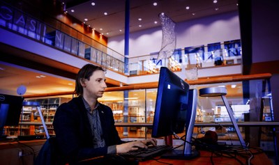 Dennis som studerar i Luleå