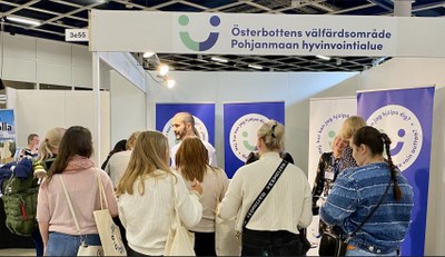 Gruppbild sjukvårdsmässa