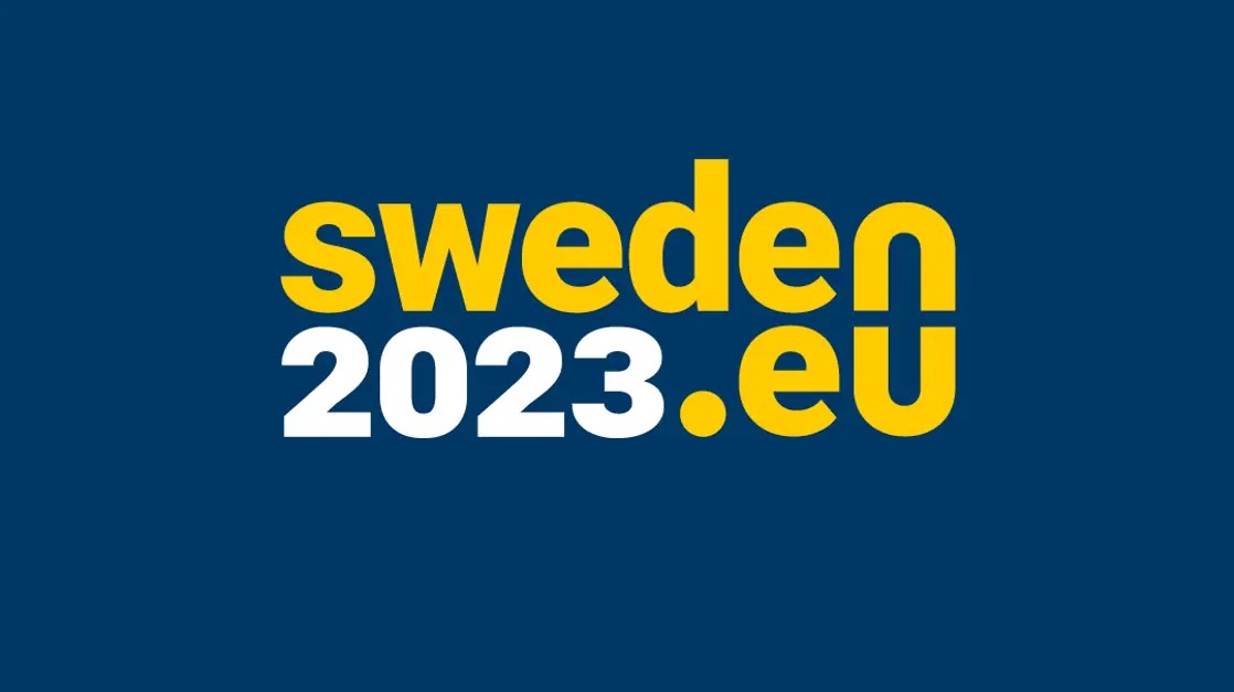 Logo för Sveriges EU-ordförandeskap 1