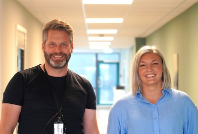 Remy Strømskag og Ida Andersen på Nutrimar