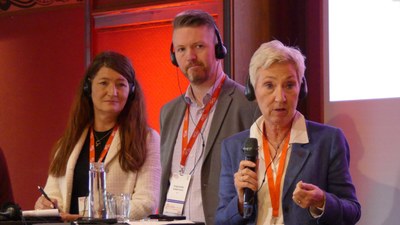 Tre LO-ledare på NFS kongress