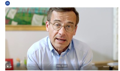 Ulf Kristersson videohälsning