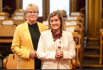Bryndís Haraldsdóttir och Oddný G. Harðardóttir 