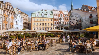 Gatubild Riga