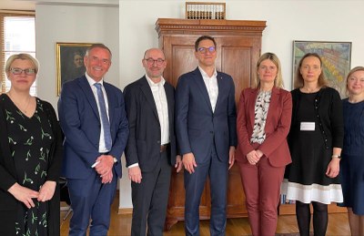 Hans Brask och den litauiske energiministern Dainius Kreivys
