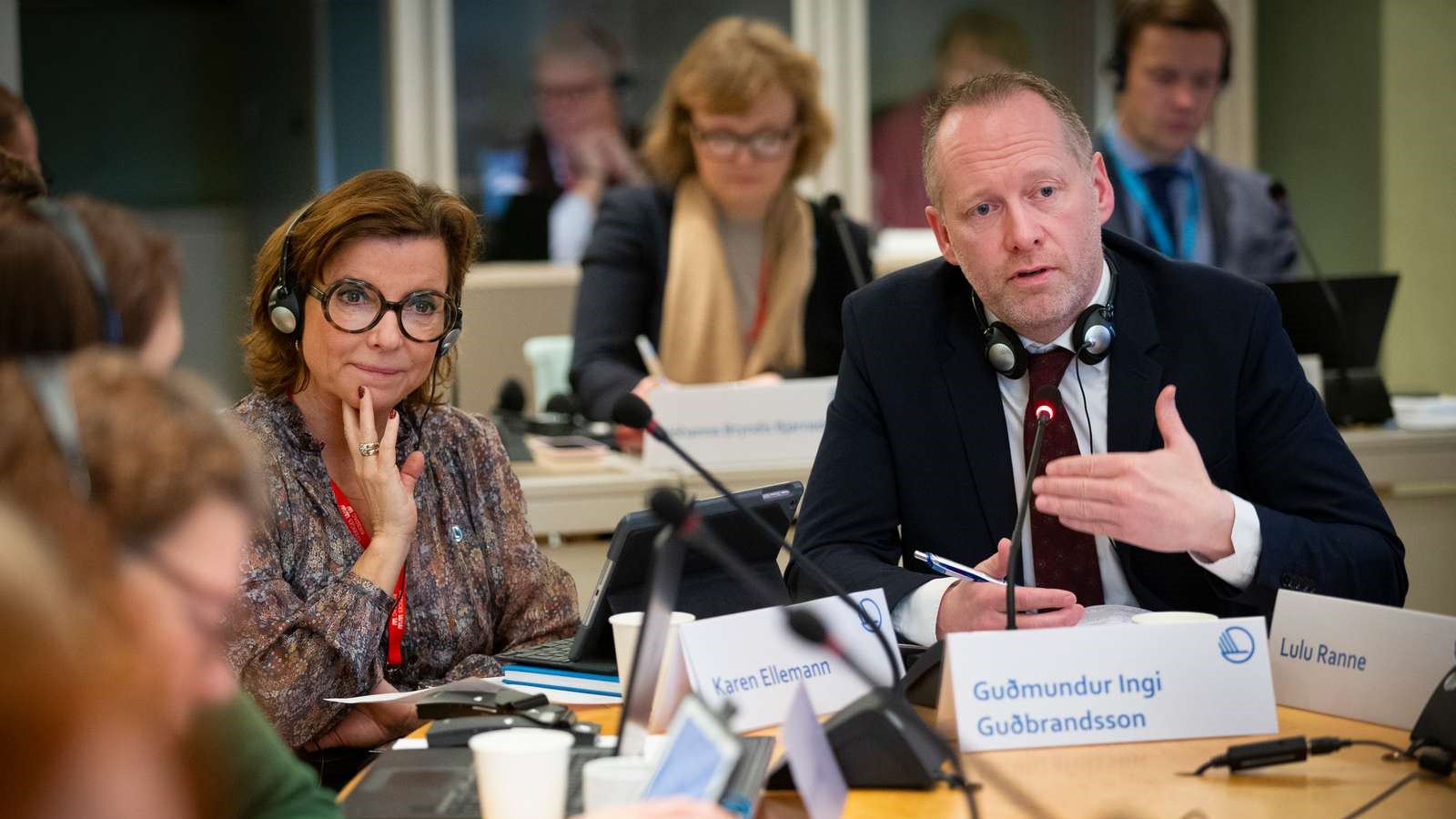Karen Elleman och Gudmundur