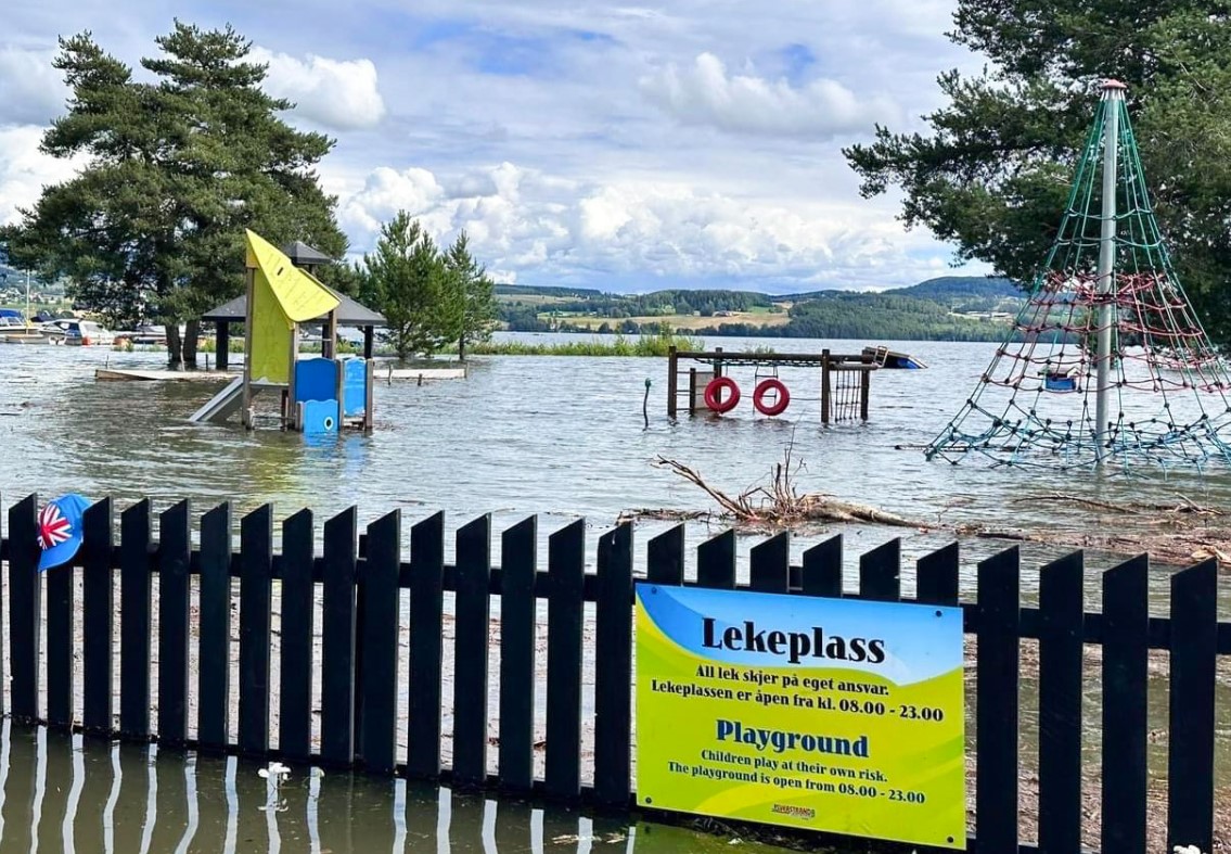 Lekeplass på Sveastrand camping