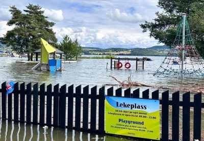 Lekeplass på Sveastrand camping