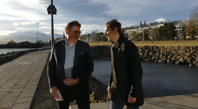Rögvaldur Gudmundsson och Hjalti Páll Þórarinsson