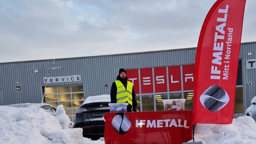 Tesla strejkvakt
