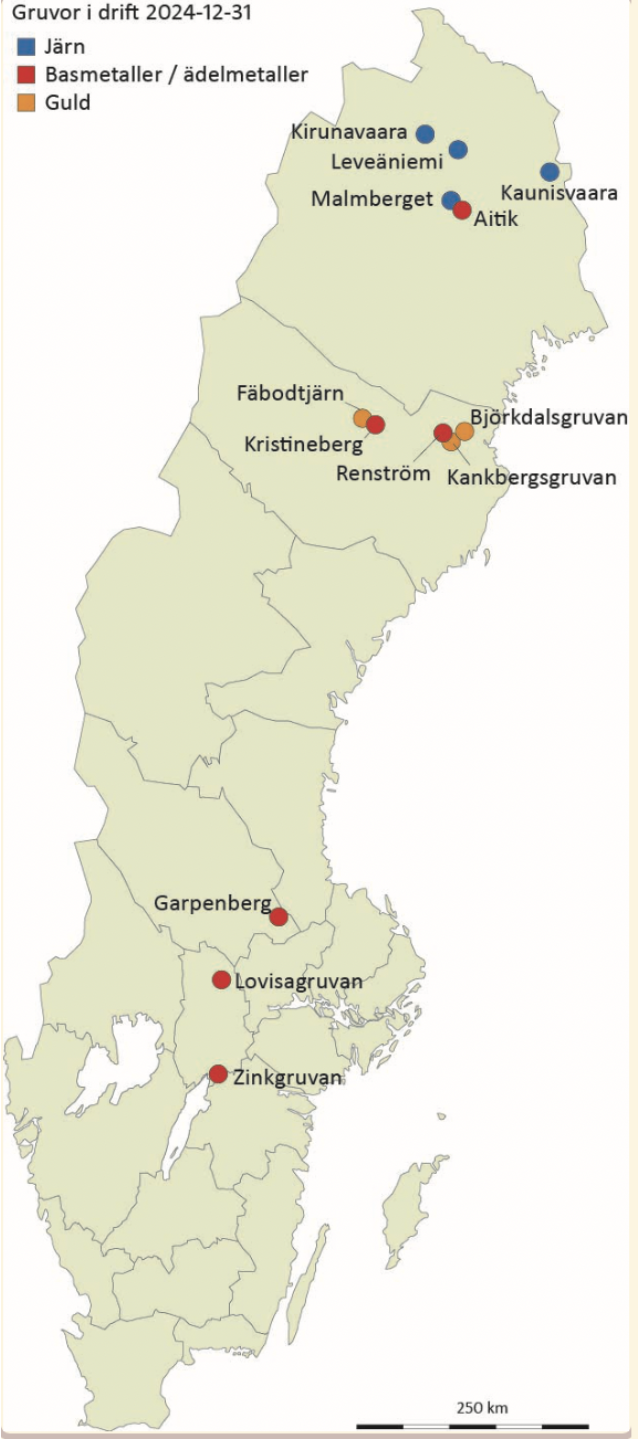 Mines Sweden