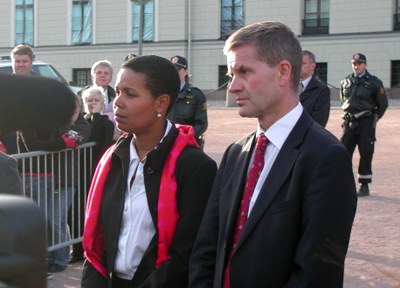 Manuela och Erik Solheim Manuela och Erik Solheim