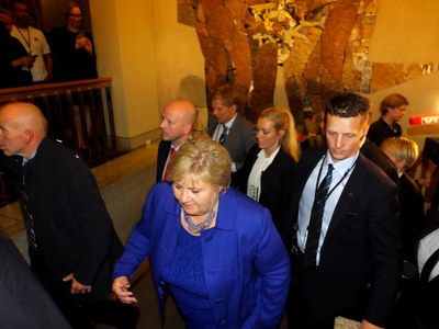 Erna Solberg på väg mot fyra nya år som norsk statsminister Erna Solberg på väg mot fyra nya år som norsk statsminister
